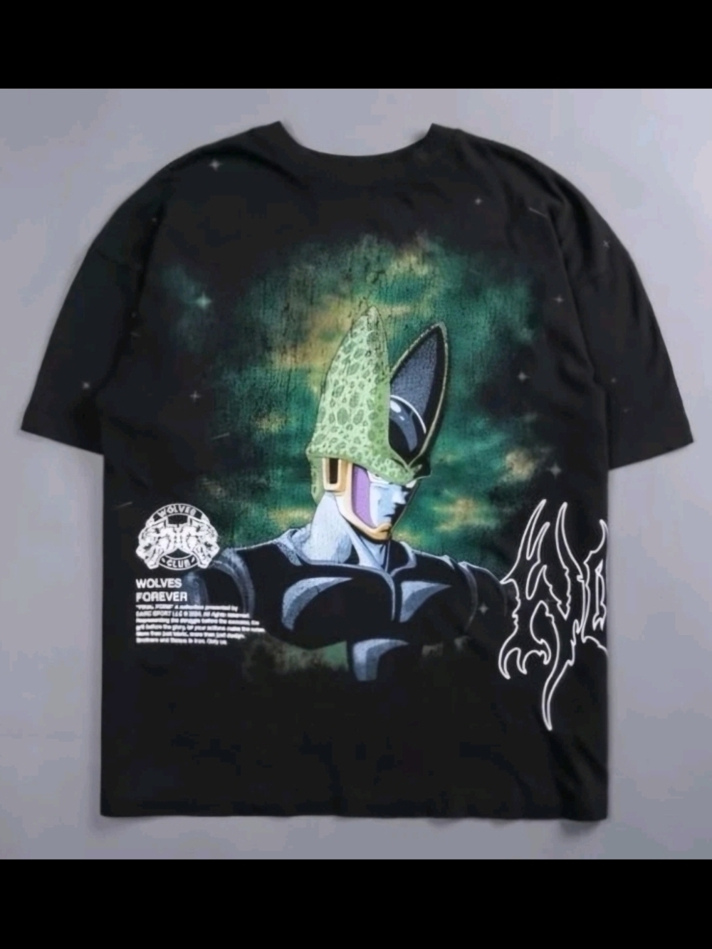 Darc Sport x Dragon Ball Z "Cell Energy" Oversized T-shirt featuring a Large